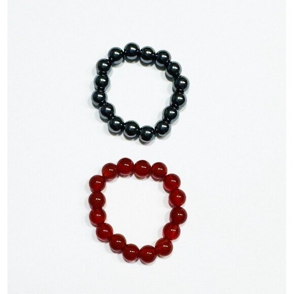 ALKEME GEMSTONE 2 Stretch Rings - Picture 2 of 4